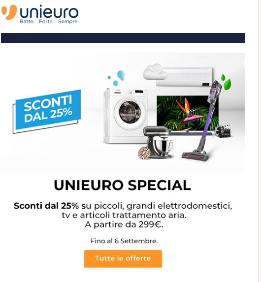 Unieuro - Imperdibili sconti dal 25% su tantissimi prodotti!