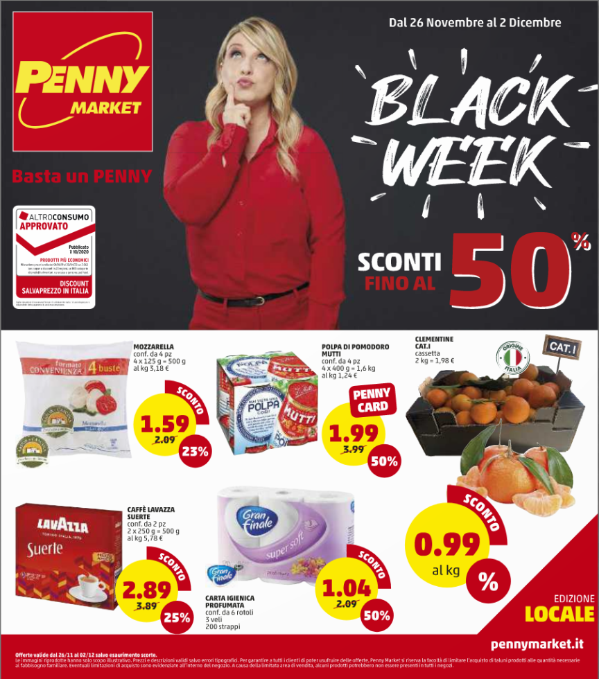 Penny Black week Sconti fino al 50%