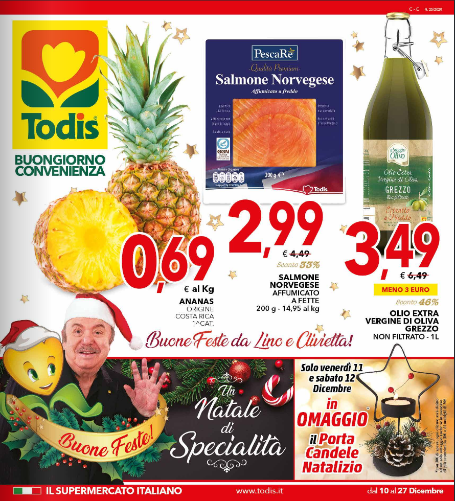 Volantino TODIS un Natale di Specialità