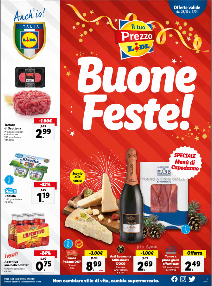 Volantino LIDL Buone Feste