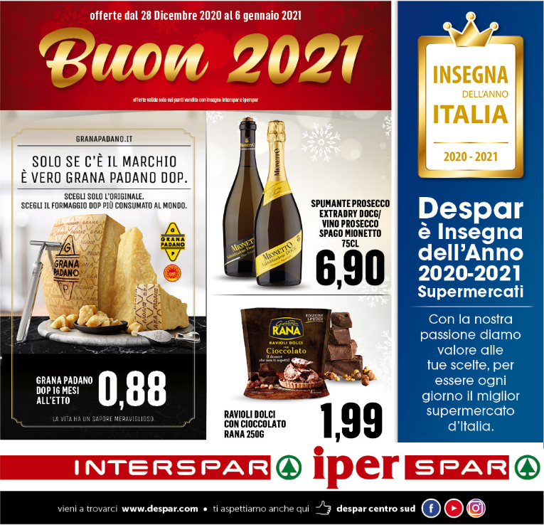 Volantino Inter e IperSpar Buon 2021