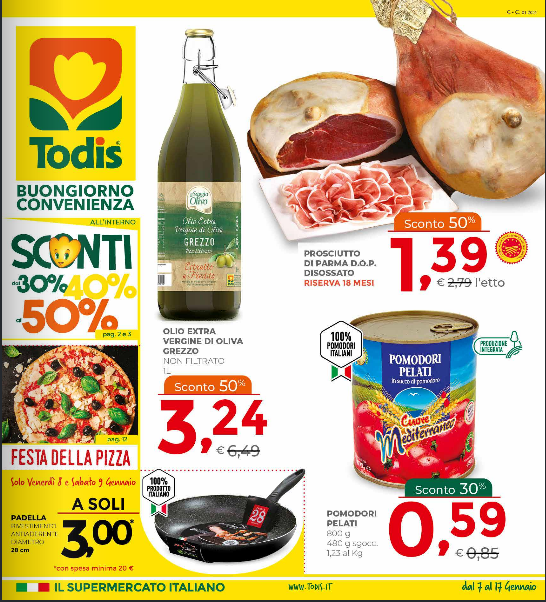 TODIS SCONTI 30%-40%-50%