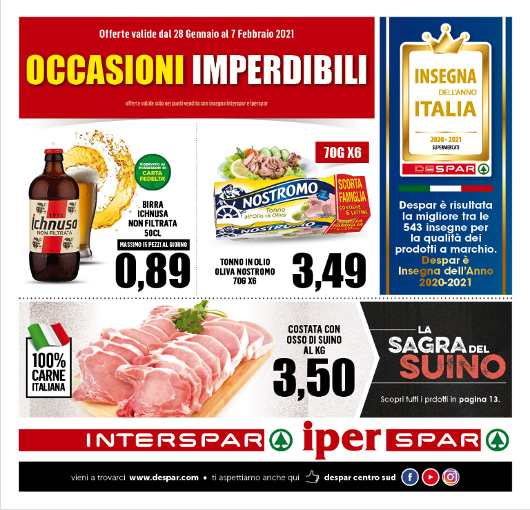 INTER e IPERSPAR OCCASIONI IMPERDIBILI