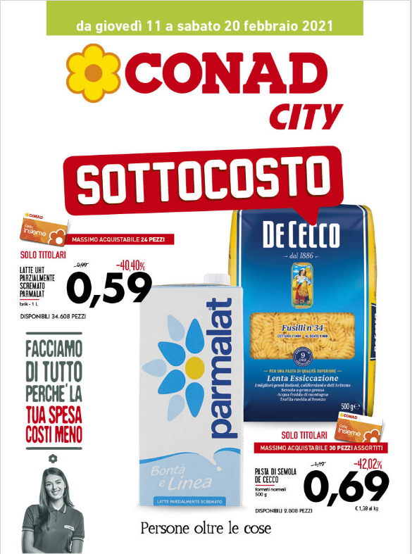 CONAD city Volantino SOTTOCOSTO!