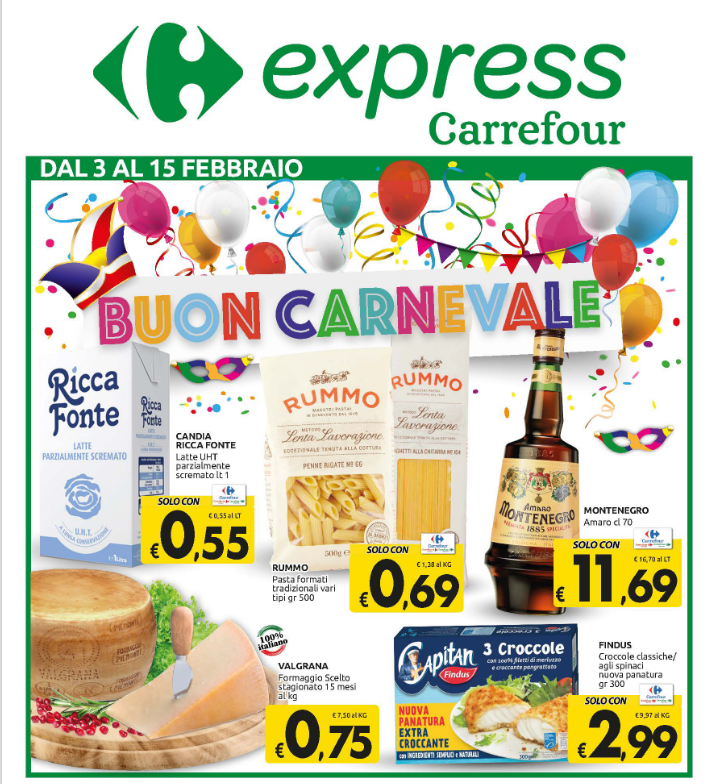 Nuovo Volantino Carrefour Express