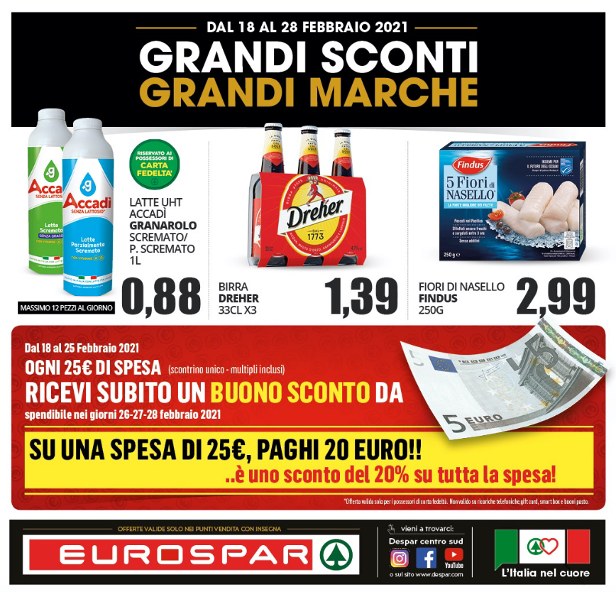Eurospar Grandi Sconti Grandi Marche!!
