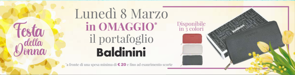 Acqua&Sapone in omaggio portafoglio Boldinini