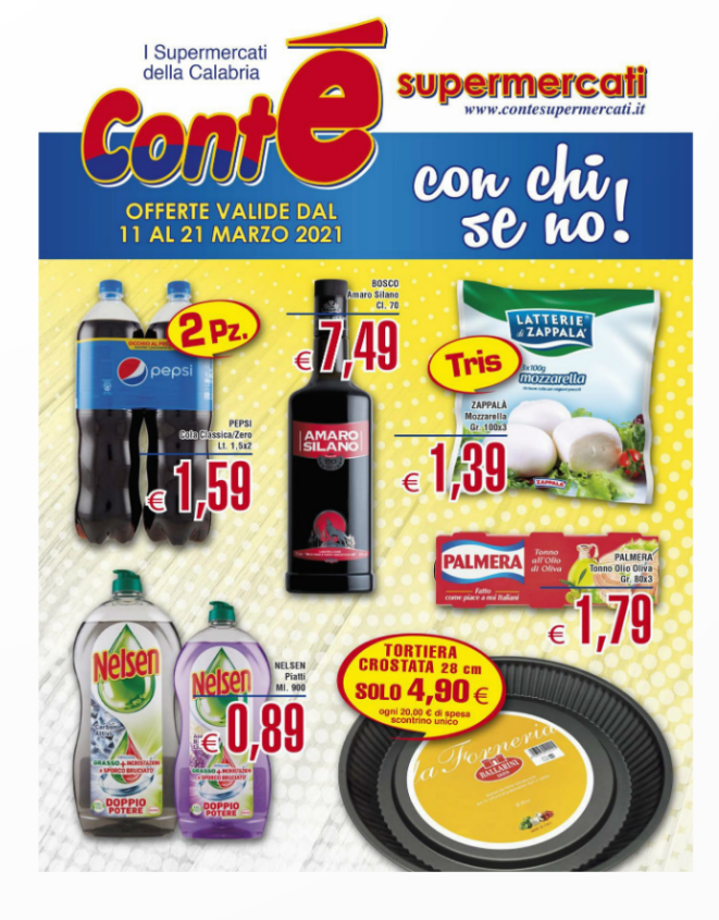 Offerte del nuovo Volantino Contè