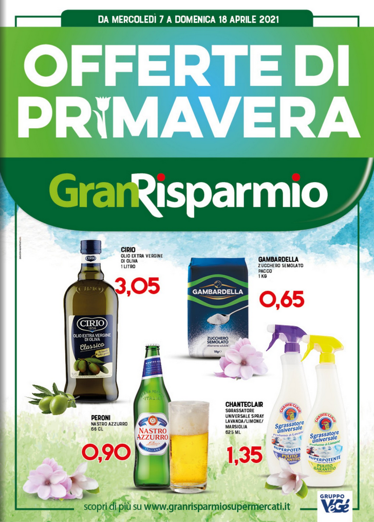 GranRisparmio Offerte di Primavera