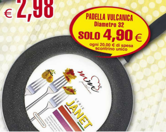 Contè Padella Vulcanica a 4,90€