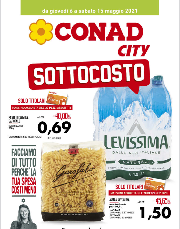 CONAD city Volantino SOTTOCOSTO