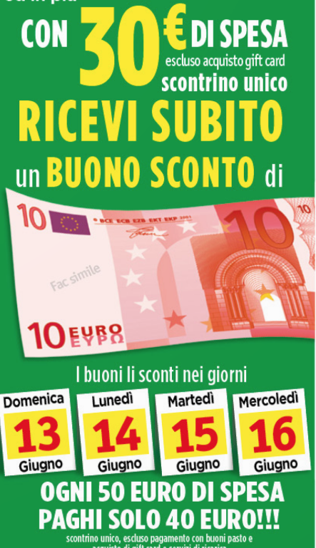 Famila Buono Sconto da 10€