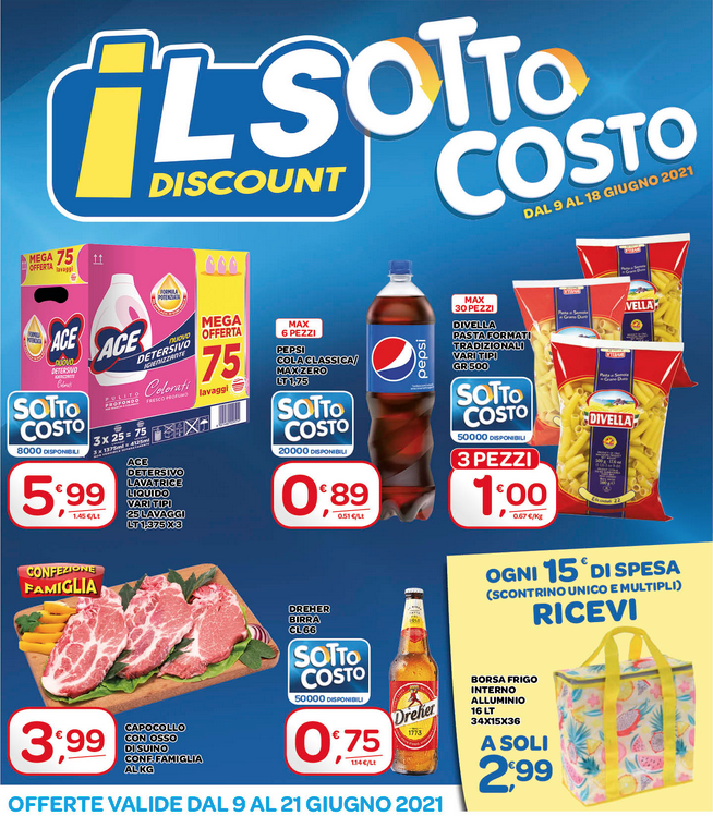 ILS discount SOTTO COSTO