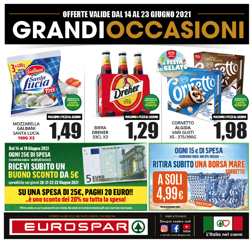 Eurospar Grandi Occasioni