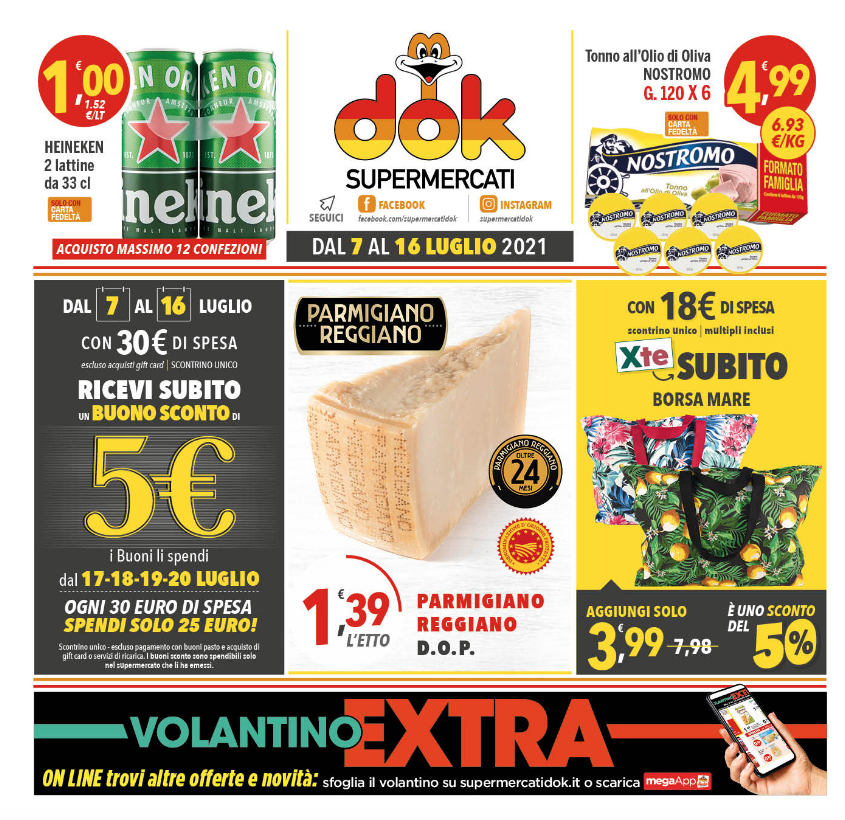 Nuovo volantino supermercati DOK 9-19 Set - COSENZA PRIME