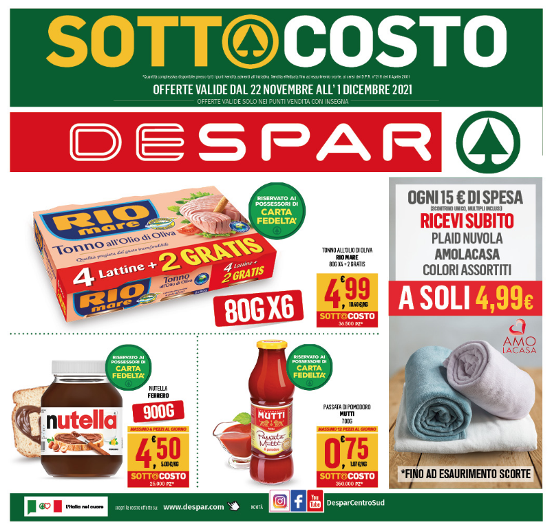 VOLANTINO SOTTOCOSTO DESPAR