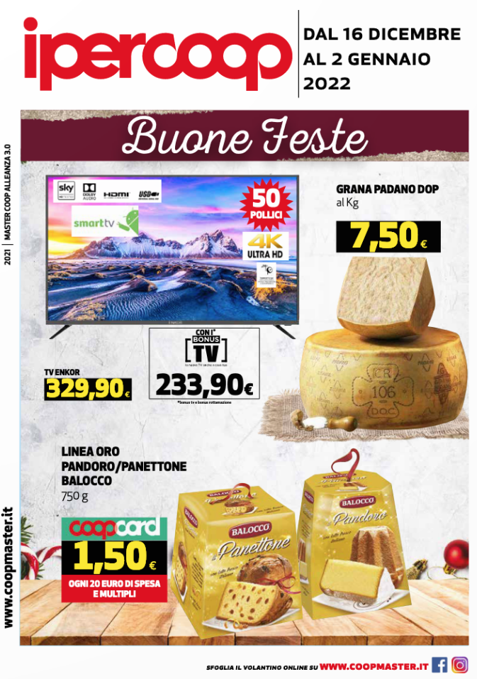 Volantino Buone Feste ipercoop