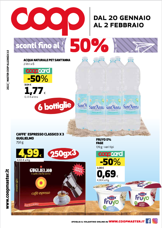 Coop Sconti fino al 50%