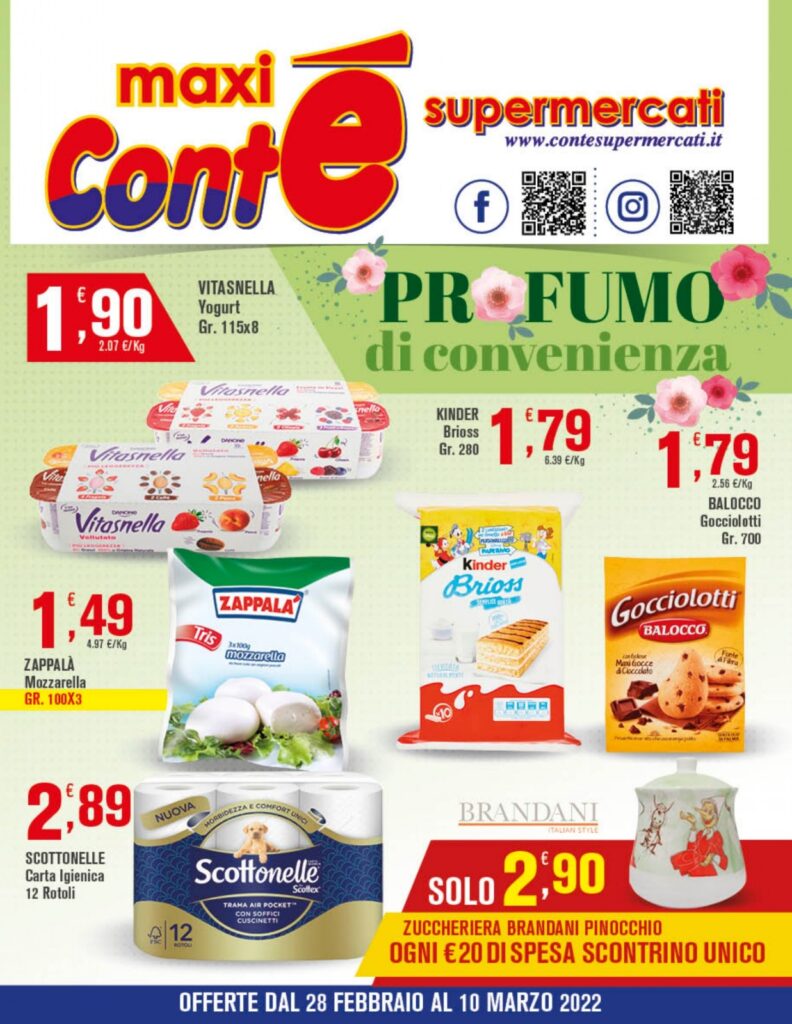 Maxi Contè profumo di Convenienza